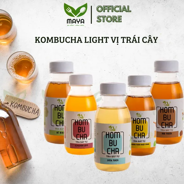 KOMBUCHA MIX VỊ - THÙNG 24 CHAI