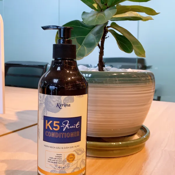 Dầu xả thiên nhiên Kerina K5 Fruit Ngăn ngừa gàu & Giảm gãy rụng