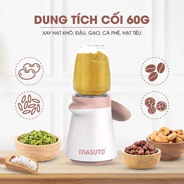 Máy xay ăn dặm 2 đầu ( 3 cối thủy tinh) Masuto MS-Baby23