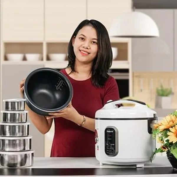 Nồi cơm điện lòng niêu 3D Masuto 1.8 lít - Model 2022_MS-RC1800