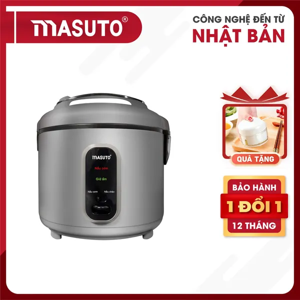 Nồi cơm điện lòng niêu 3D Masuto 1.2 lít _ MS-RC1200
