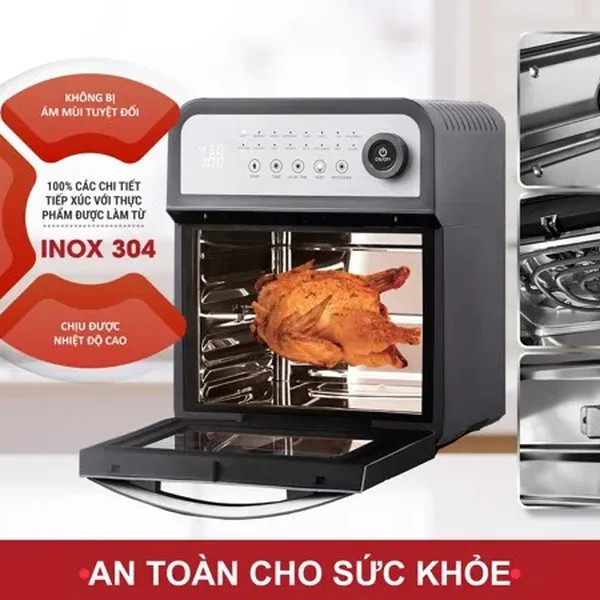Nồi chiên không dầu Masuto MS-Pro12 phiên bản mới nhất năm 2023