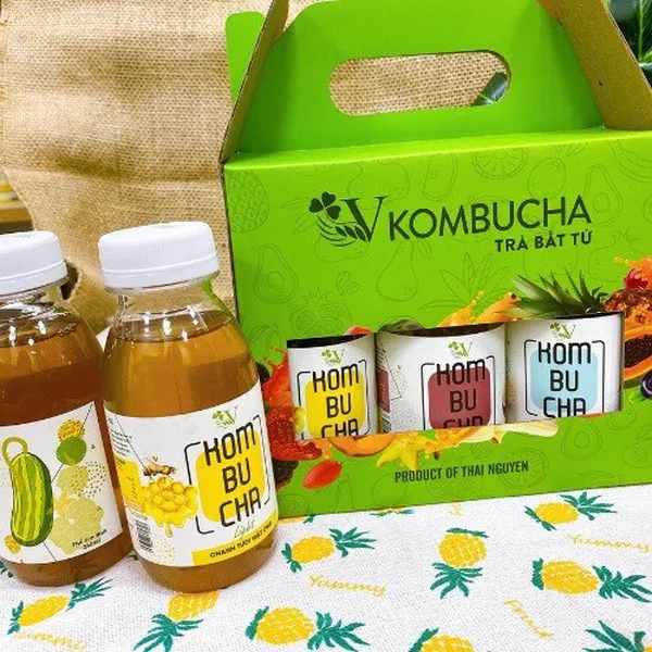 KOMBUCHA MIX VỊ - THÙNG 24 CHAI