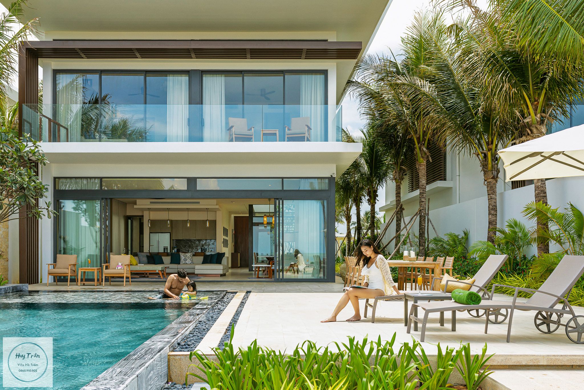 Villa Hồ Tràm có hồ bơi riêng
