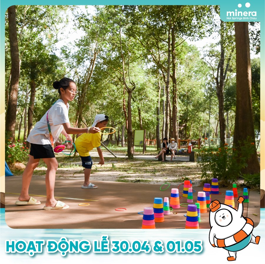Lịch hoạt động Minera Hot Spring Bình Châu dịp lễ 30 tháng 4 năm 2023