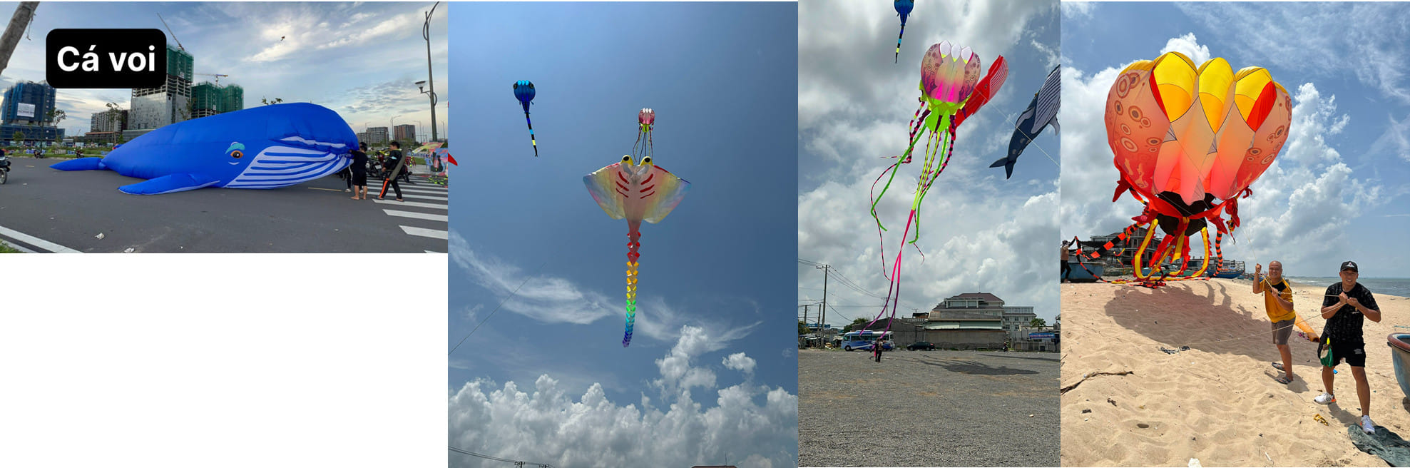 Lễ hội biểu diễn diều nghệ thuật Hồ Tràm 2023