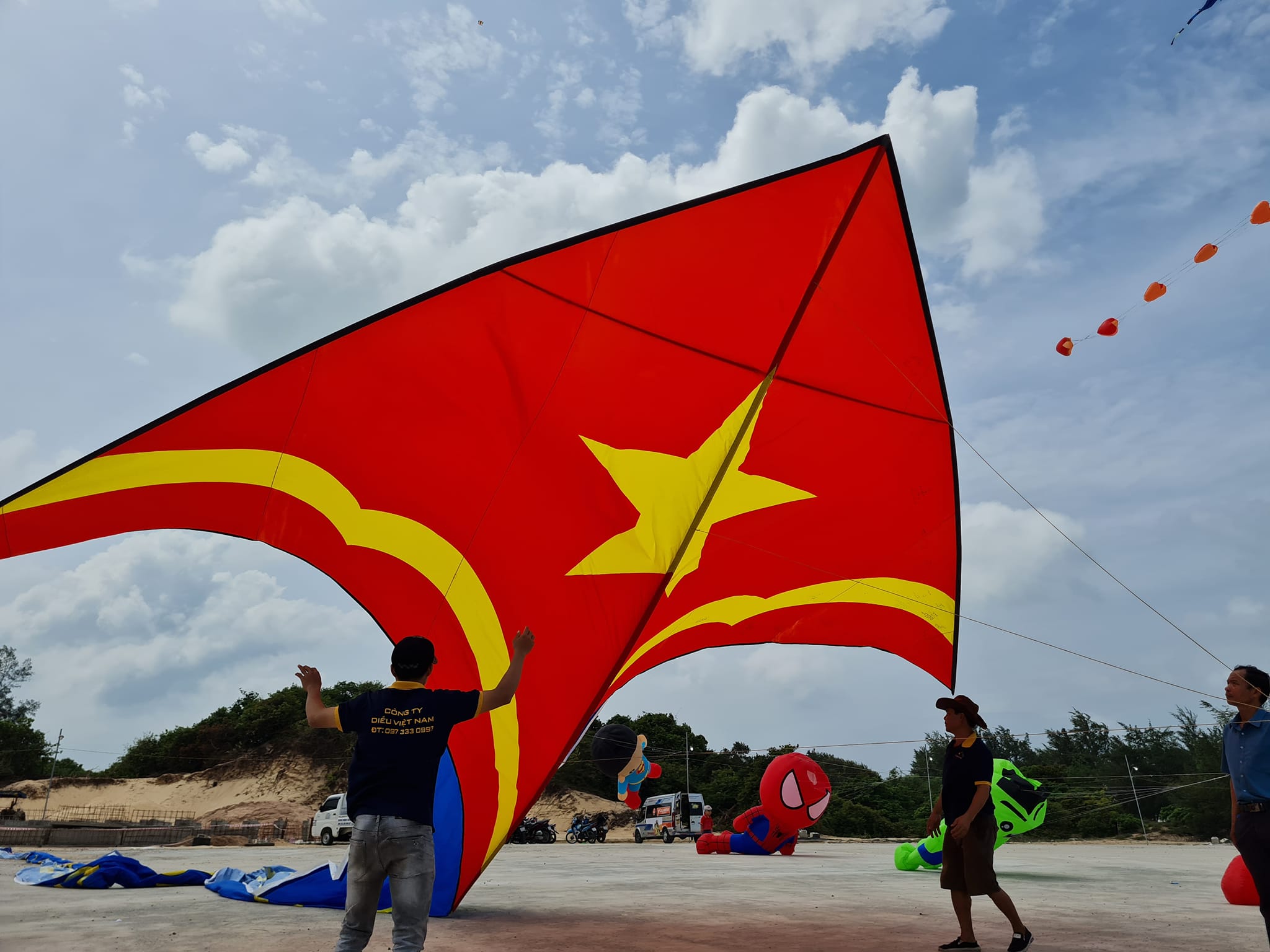 Mãn nhãn với lễ hội diều nghệ thuật Hồ Tràm huyện Xuyên Mộc