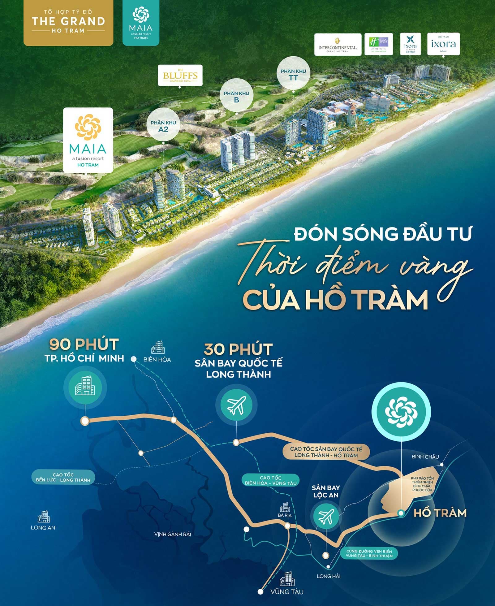 Tổ hợp nghỉ dưỡng tỷ đô tại Hồ Tràm Tổ hợp nghỉ dưỡng tỷ đô tại Hồ Tràm