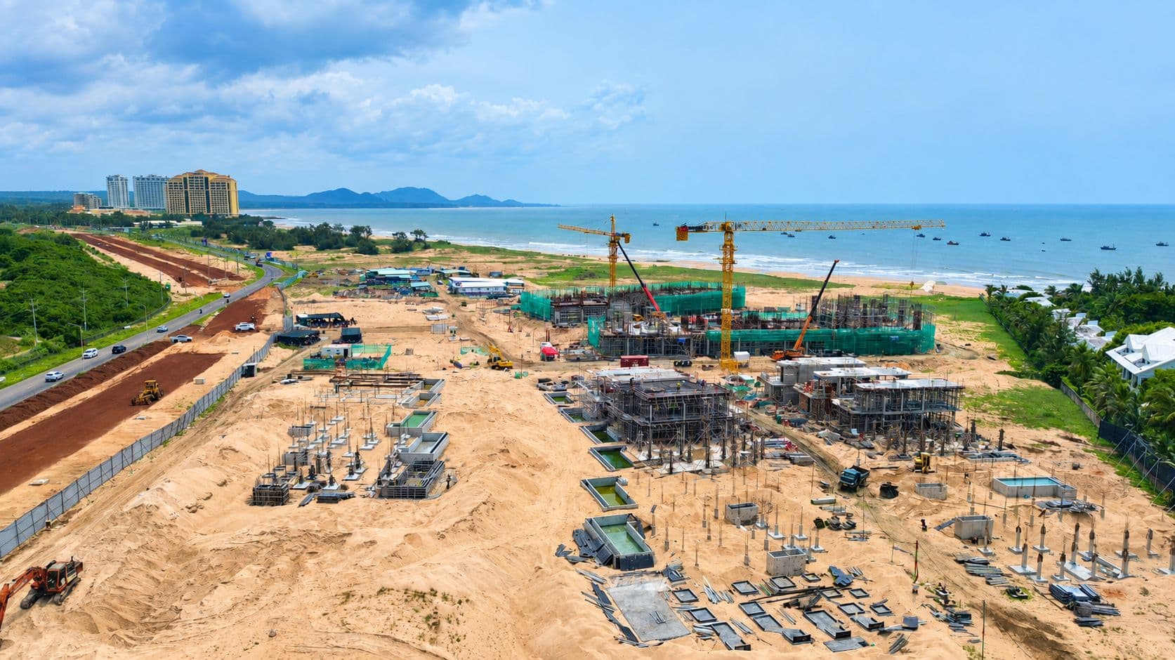 Maia Hồ Tràm resort đang trong tiến trình xây dựng giai đoạn tháng 09/2026 Maia Hồ Tràm resort đang trong tiến trình xây dựng giai đoạn tháng 09/2026