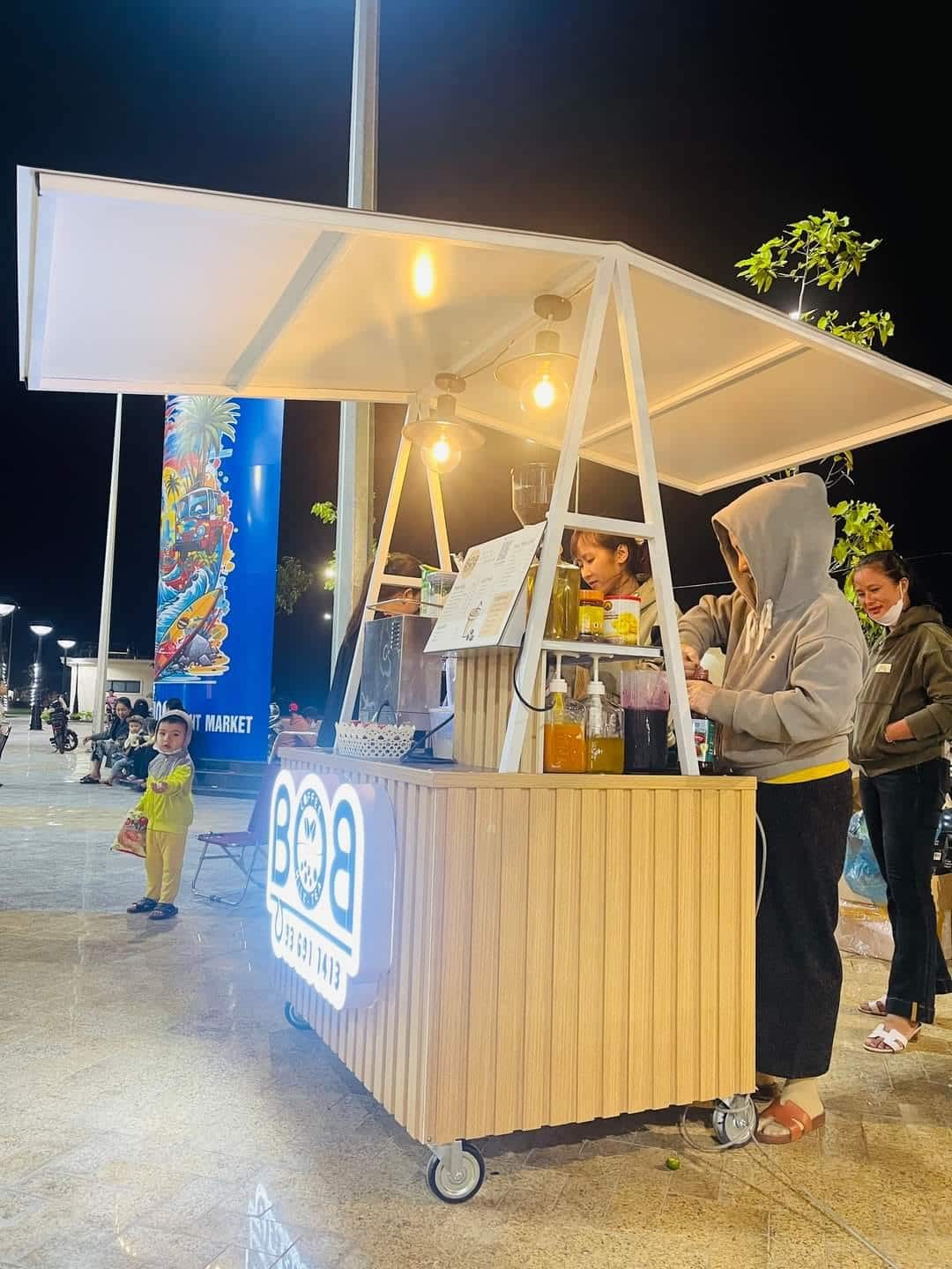 Người dân có thể đăng ký bán ở chợ đêm Xuyên Mộc với chính quyền địa phương Người dân có thể đăng ký bán ở chợ đêm Xuyên Mộc với chính quyền địa phương