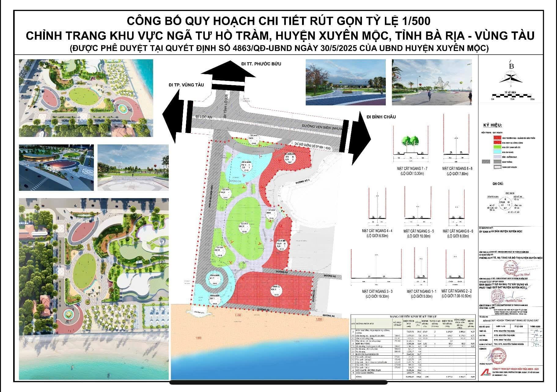 Dự án chỉnh trang ngã tư Hồ Tràm 4 Dự án chỉnh trang ngã tư Hồ Tràm 4
