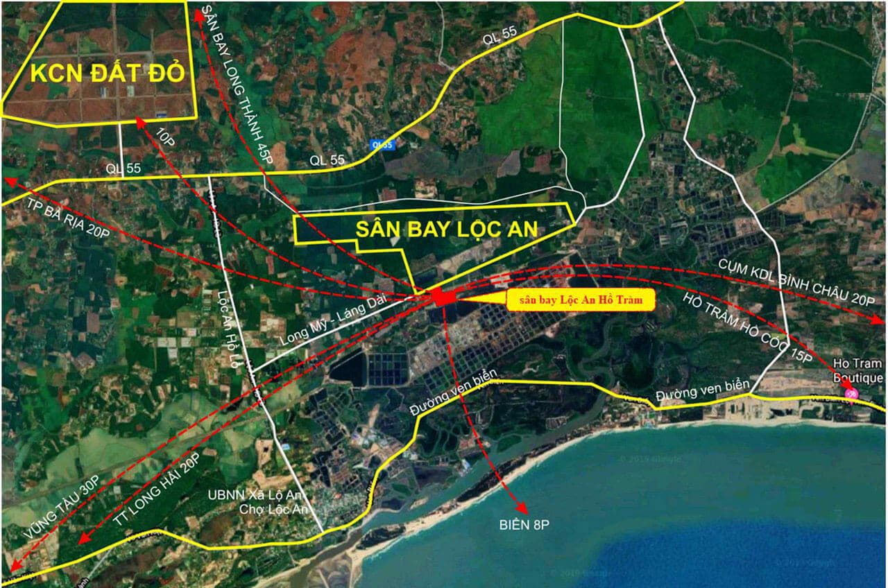 Dự án sân bay Lộc An Hồ Tràm theo kế hoạch ban đầu là sân bay nội địa Dự án sân bay Lộc An Hồ Tràm theo kế hoạch ban đầu là sân bay nội địa