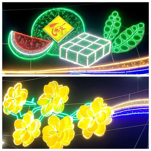 Xuyên Mộc rực rỡ đèn hoa trang trí Tết 2024