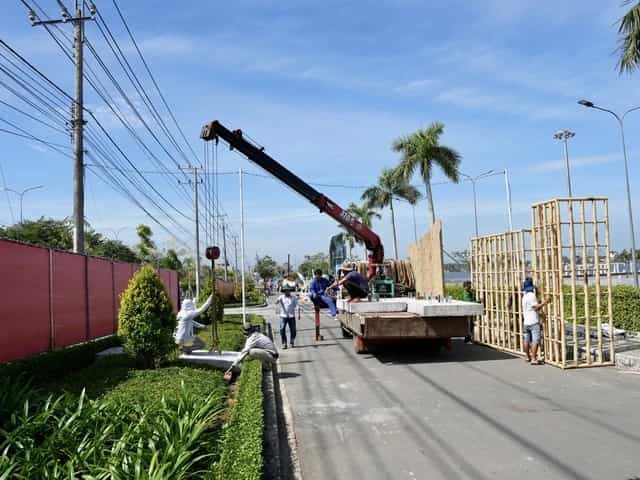 Xuyên Mộc trồng cây, dựng tiểu cảnh đón Tết Nguyên Đán Giáp Thìn Xuyên Mộc trồng cây, dựng tiểu cảnh đón Tết Nguyên Đán Giáp Thìn