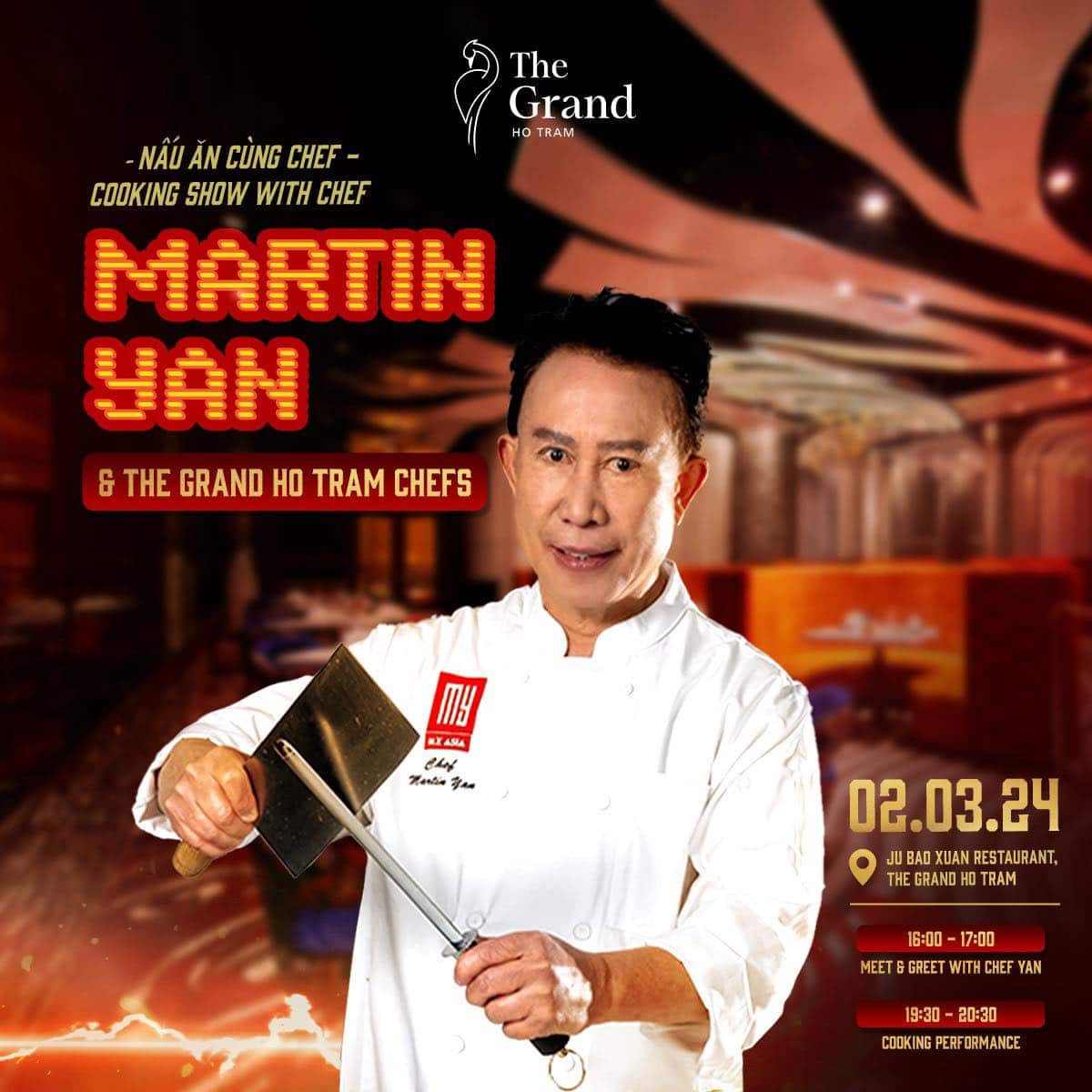 “Yan can cook” nấu ăn tại Hồ Tràm lần đầu tiên  “Yan can cook” nấu ăn tại Hồ Tràm lần đầu tiên