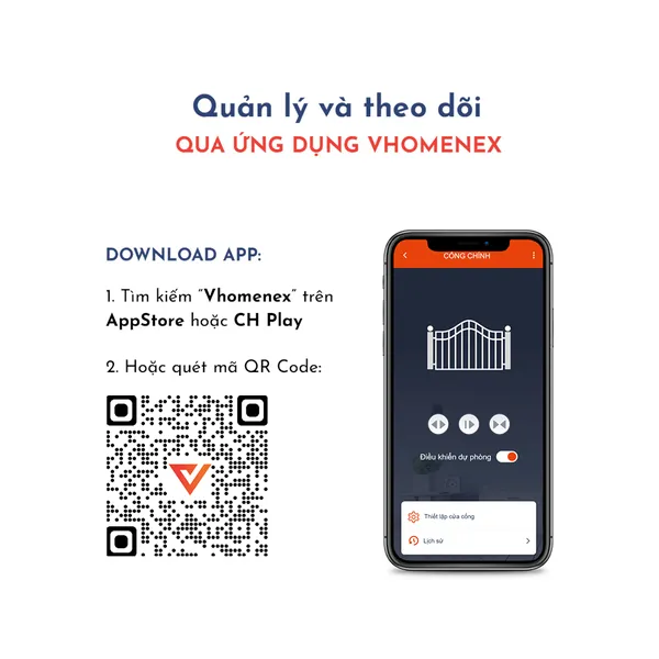 Bộ điều khiển cửa cổng thông minh