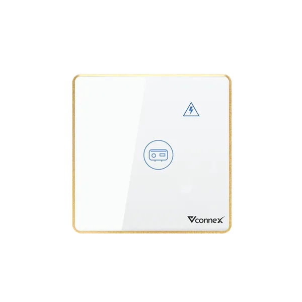 Công tắc chống giật thông minh viền nhôm cho bình nước nóng