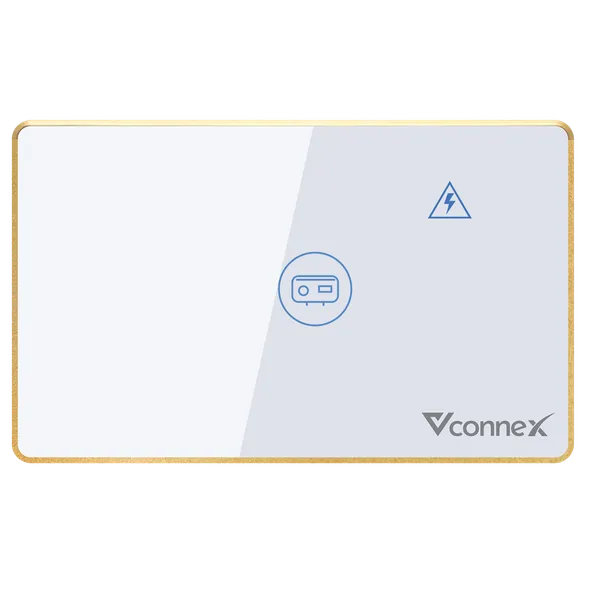 Công tắc chống giật thông minh viền nhôm cho bình nước nóng