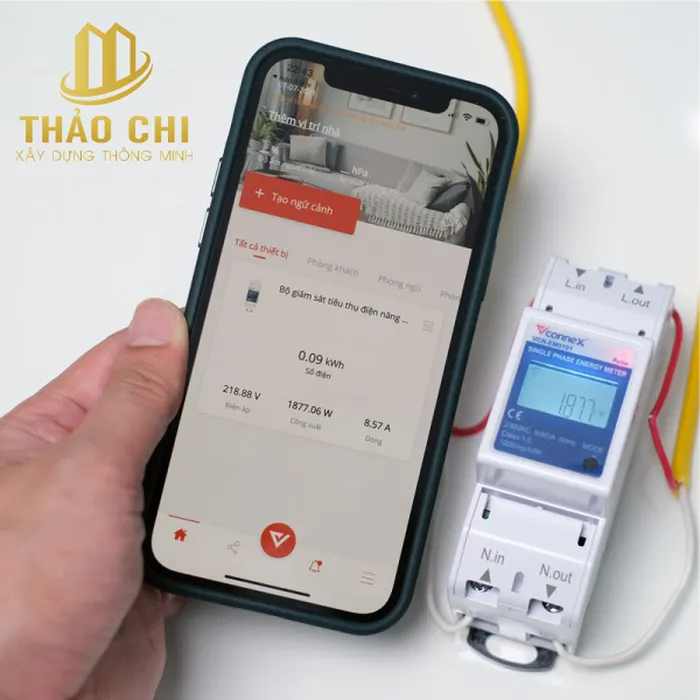 Công tơ điện 1 pha thông minh Vconnex