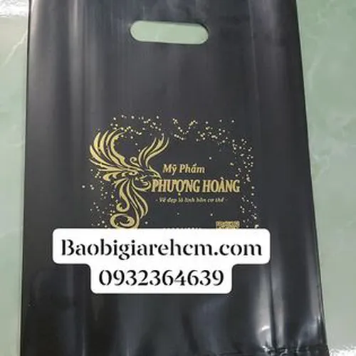 Túi hột xoài PE nhũ vàng