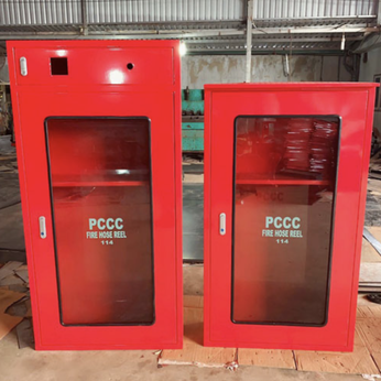 Tủ Chữa Cháy Tổ Hợp 1200x600x200mm Có Ngăn Lắp Chuông Đèn Nút Nhấn