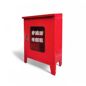 Tủ Chữa Cháy Ngoài Trời 500x700x220mm Có Mái Che Và Chân Đế