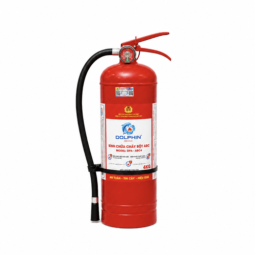 Bình Chữa Cháy Bột ABC 4Kg Dolphin DPA-ABC4