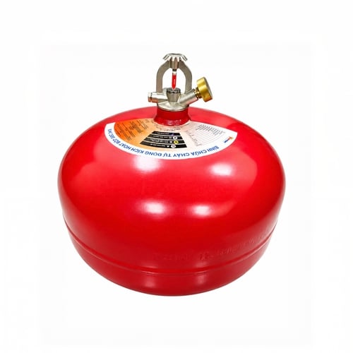 Bình Cầu Chữa Cháy Tự Động Bột ABC 6kg Vinafoam CTD6