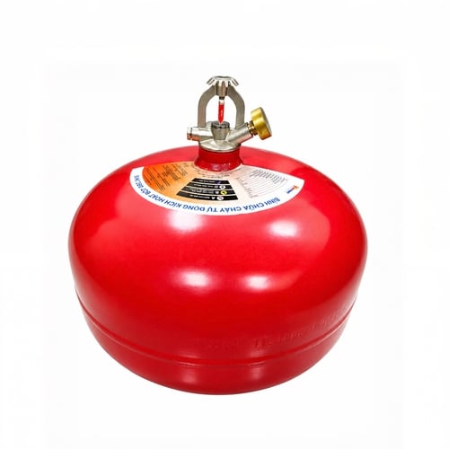 Bình Cầu Chữa Cháy Tự Động Bột ABC 8kg Vinafoam CTD8