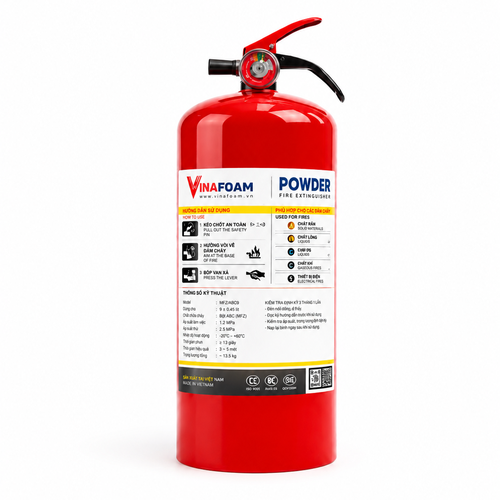 Bình Chữa Cháy Bột ABC 2kg VINAFOAM CMP2
