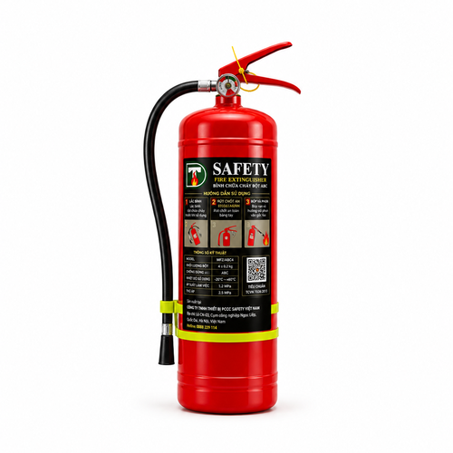 Bình Chữa Cháy Bột ABC 4kg SAFETY DTT-ABC/4KG