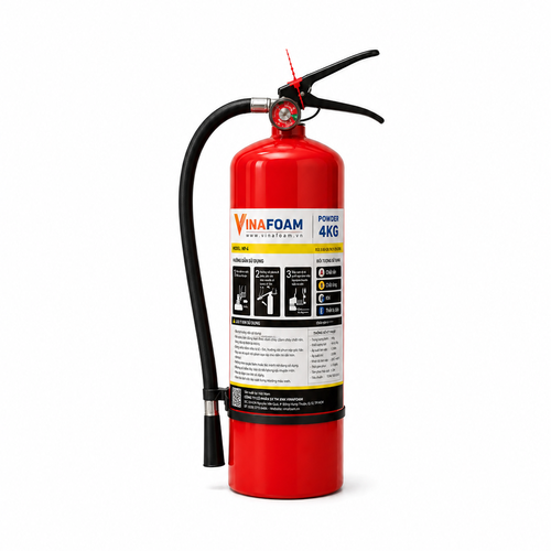Bình Chữa Cháy Bột ABC 4kg VINAFOAM MP4
