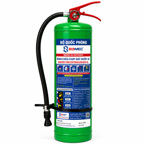 Bình Chữa Cháy Gốc Nước 4 Lít Bộ Quốc Phòng 83MEC/WFE/4L