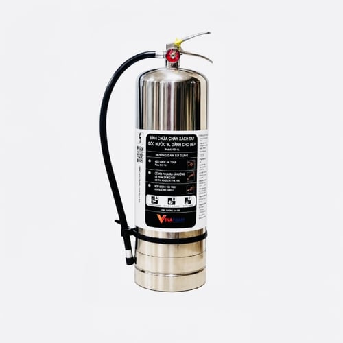 Bình Chữa Cháy Gốc Nước Foam 9 Lít Inox Vinafoam V9F-K Cho Nhà Bếp