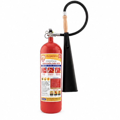 Bình Chữa Cháy Khí CO2 5kg VN-SAFECO VNS-CO2/M5