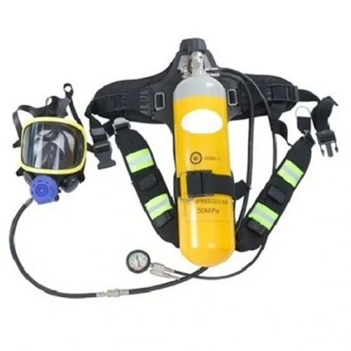 Bình dưỡng khí oxy SCBA 6 lít vỏ thép mặt nạ bình