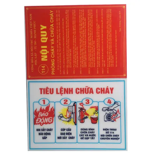 Nội quy tiêu lệnh Mica
