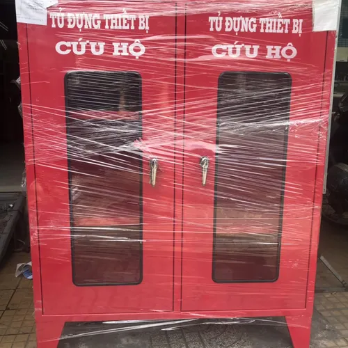 Tủ dụng cụ thiết bị bảo hộ PCCC 1100x1200x400 dày 1.2 ly có sẳn