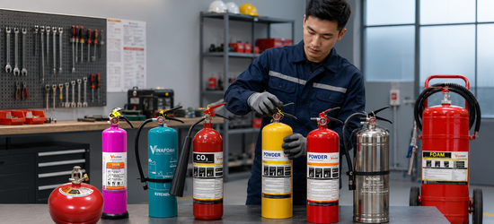 Chủ Động Nạp Sạc Bình Chữa Cháy Đường Cống Quỳnh Đúng Lúc