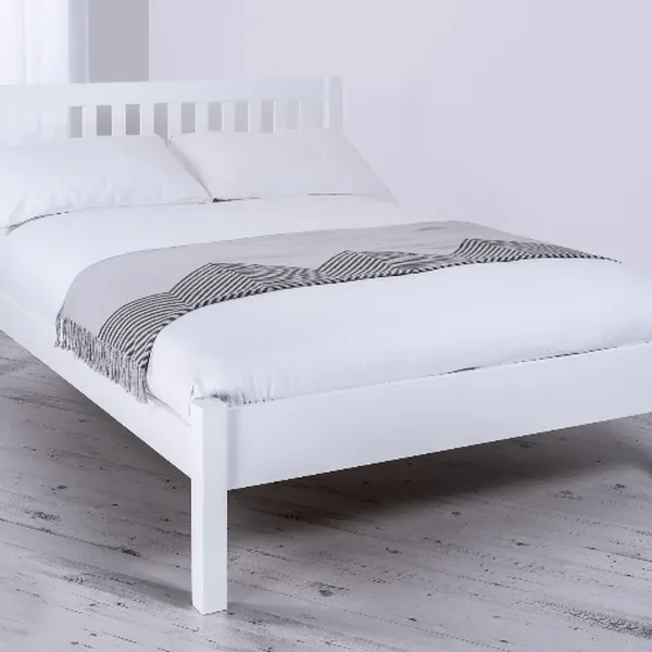 Lici Queen Wood Bed White 1m6 600A