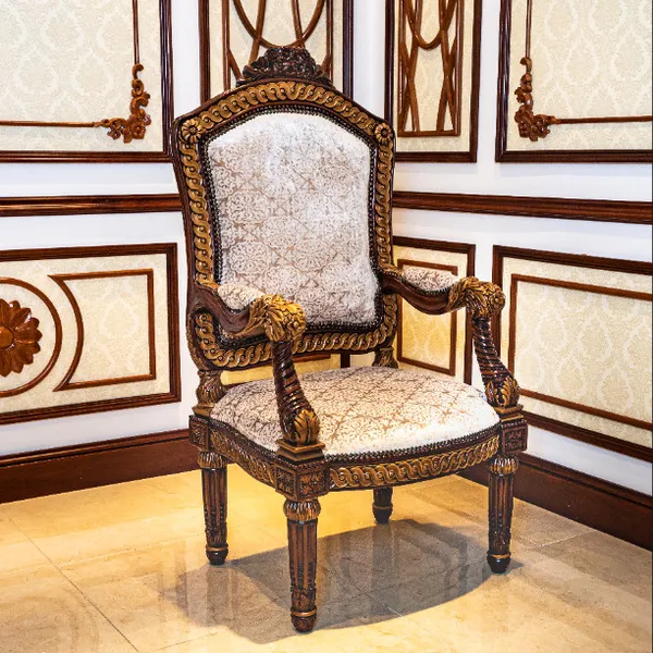 Louis Chair with Golden Gilding