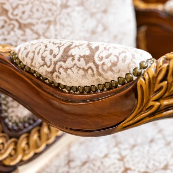 Louis Chair with Golden Gilding