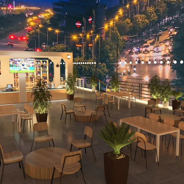 Ella Plywood Metal Chair Dinning Room