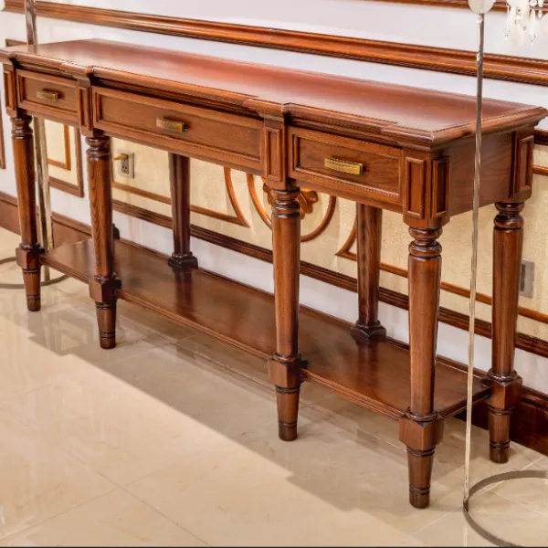 Console table stand on living room