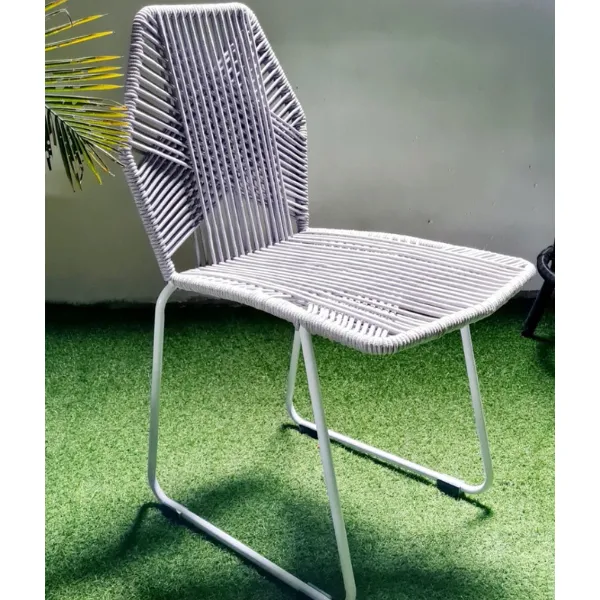 Johny Outdoor Chair Meral with Plastic Rattan