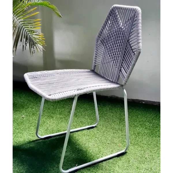 Johny Outdoor Chair Meral with Plastic Rattan