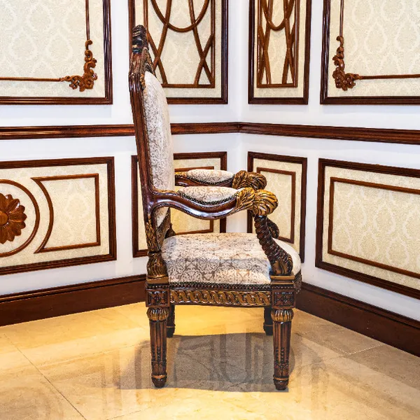 Louis Chair with Golden Gilding