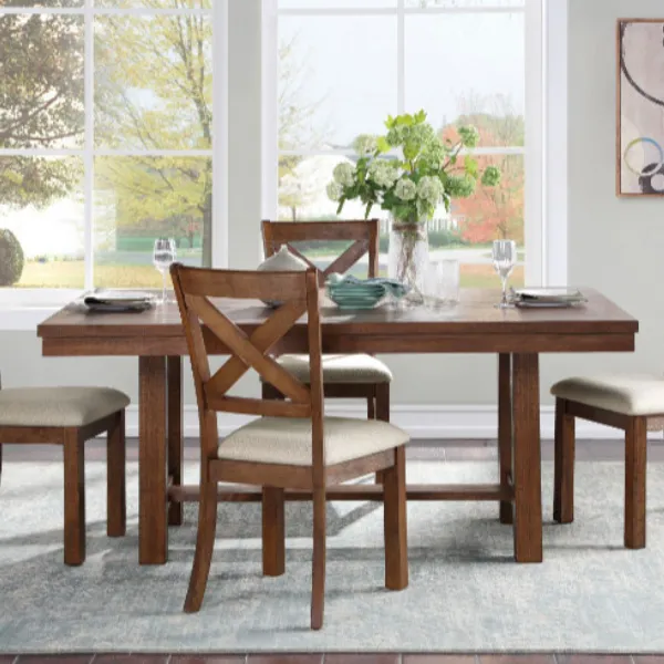 Portobello Oak Solid Dining Table 2100
