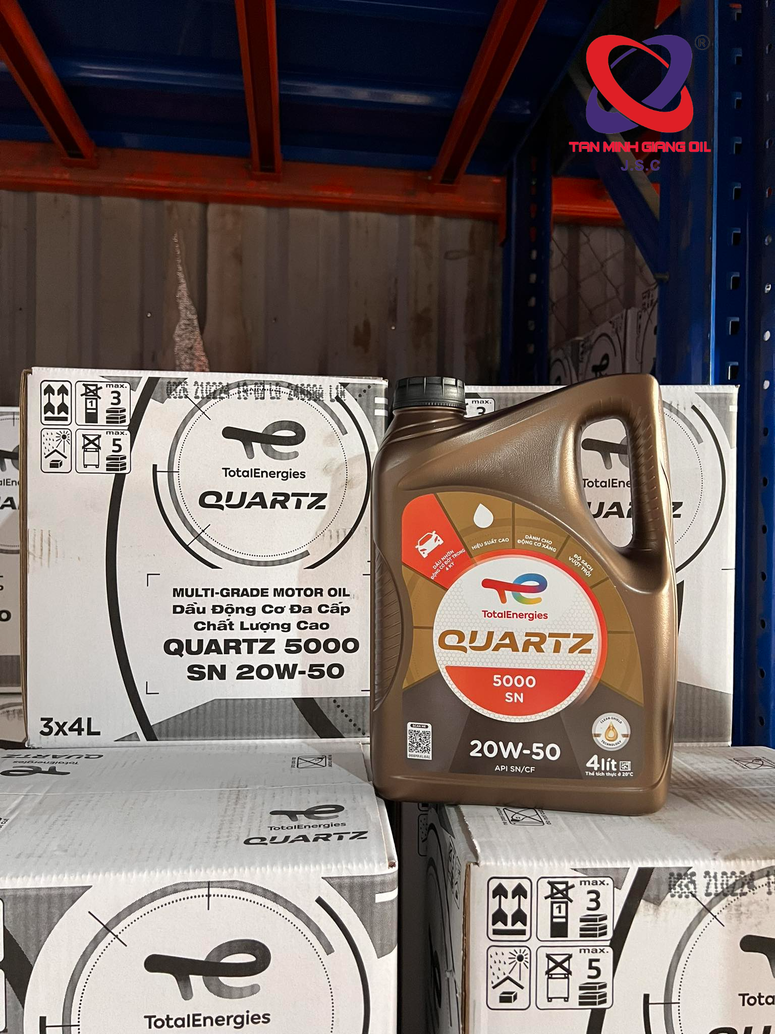 Dầu động cơ ô tô TOTAL QUARTZ 5000 SN 20W50 Dầu động cơ ô tô TOTAL QUARTZ 5000 SN 20W50