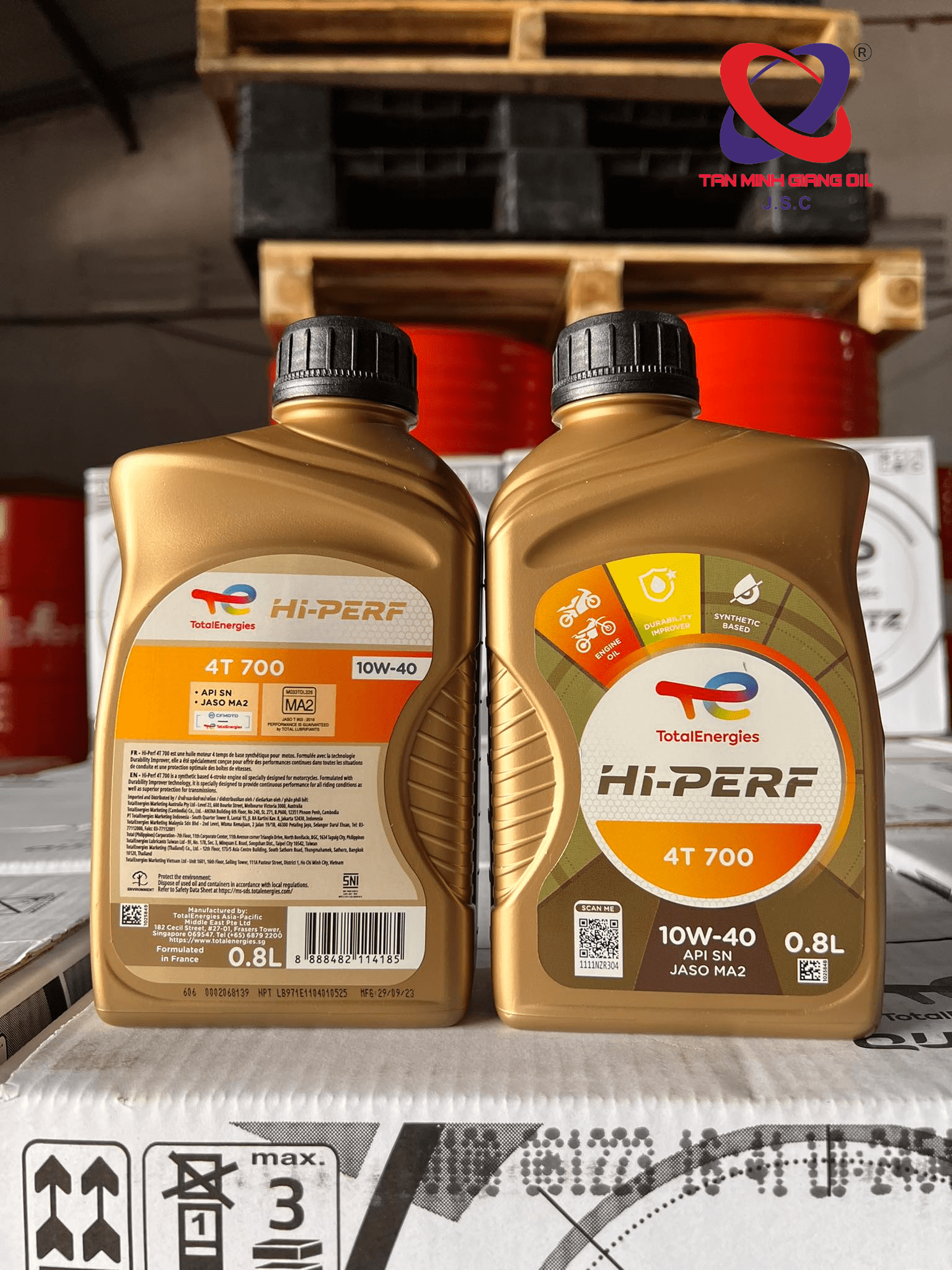 Dầu xe máy cao cấp TOTAL HI PERF 4T 700 10W40 Dầu xe máy cao cấp TOTAL HI PERF 4T 700 10W40